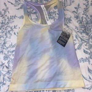 Lululemon Athletica Pastel Tie-Dye Tank Top